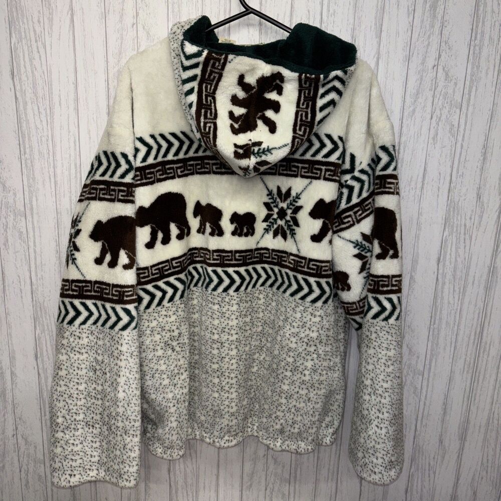 Womens Oversized Vintage St John’s Bay Fleece Jacket - Picture 6 of 6